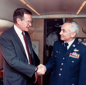 Aboard Air Force 2