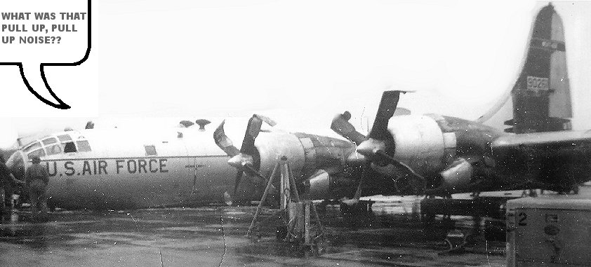 WB-50D Crash,RAF Mildenhall, 
England